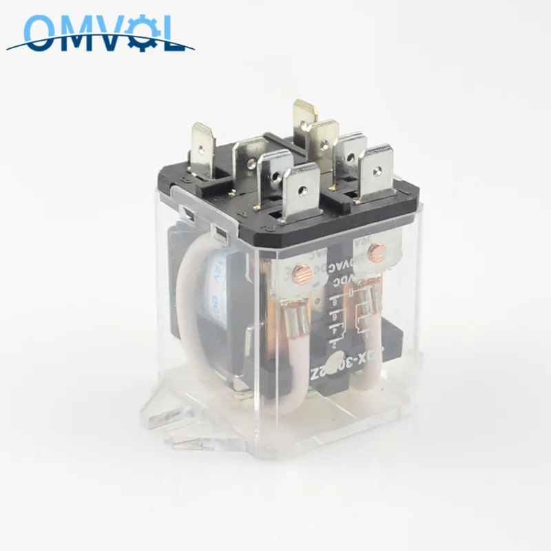 8 Pin вилкой/корейский производитель кабелей в Тип DC12V DC24V AC110V AC220V Мощность реле JQX-30F
