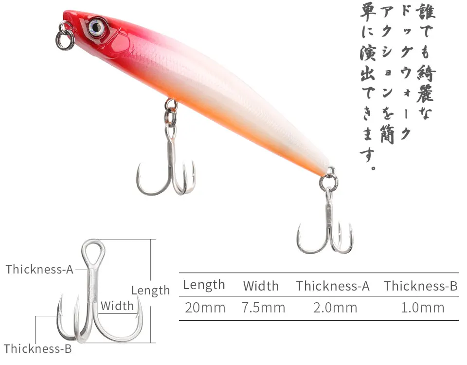 TSURINOYA для рыбалки приманки карандаши, твердая блесна DW66 98 мм 9,2 г плавающий Топ воды бас приманки искусственные жесткие приманки приманка для рыбалки карандаш