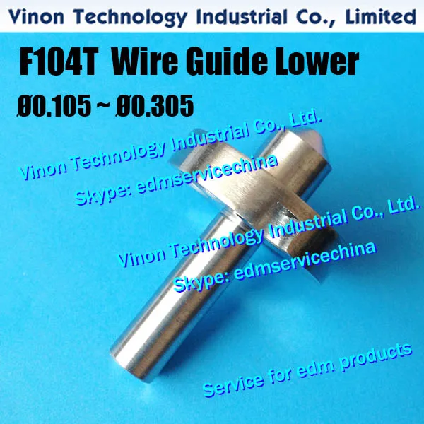 

Ø0.255mm A290-8032-X766 edm Wire Guide F104(T) Lower for Fanuc T,V,W F104T/25 Lower guide d=0.255mm A2908032X766, A290.8032.X766