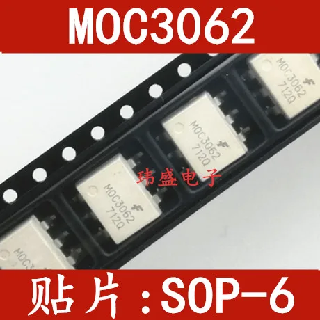 

10 шт./лот MOC3062 SOP-6 MOC3062SRM moc3062m