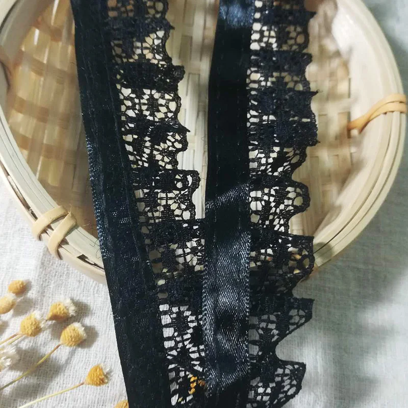 1 Размер Высококачественная кружевная ткань 3 см гипюр ремесла вышивка швейной