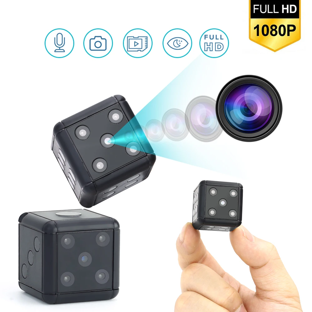 Мини-камера HD 1080P с датчиком ночного видения видеокамера движения Цифровая