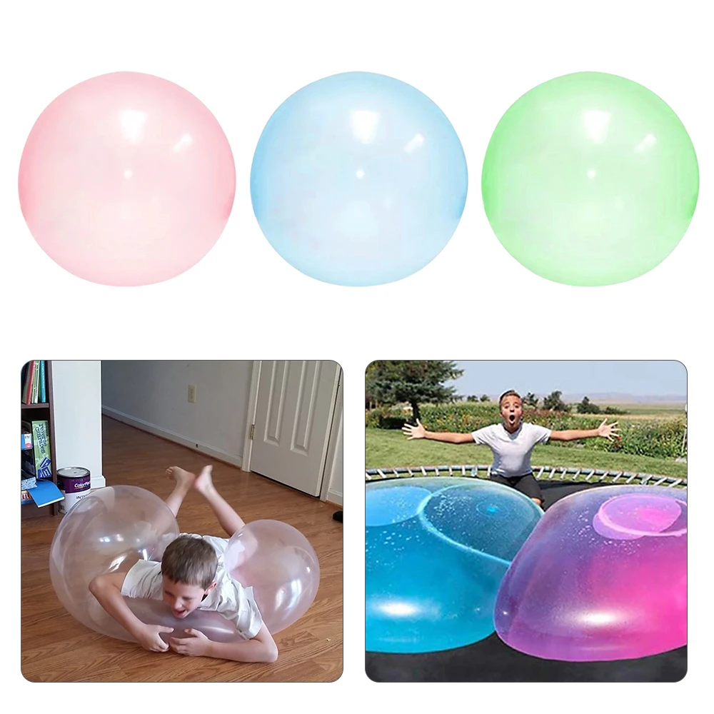

Wubble Bubble Ball Kids Outdoor Soft Air Water Filled Bubble Ball Blow Up Balloon Toy Party Game Inflatable Gift Magic Bubble H
