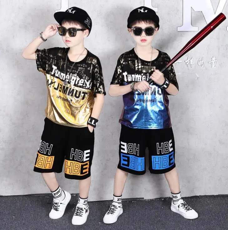 Футболка с коротким рукавом и штаны для мальчиков на Возраст 3 15 лет|Комплекты