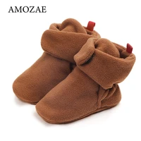 newborn baby socks shoes boy girl star toddler first walkers booties cotton comfort soft anti slip warm infant crib shoes