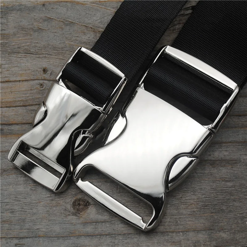 

Meetee 15/20/25/38MM Metal Release Buckle Backpack Shoulder Bag Adjustment Hook Clasp Luggage Strap Buckles Accessories AP486