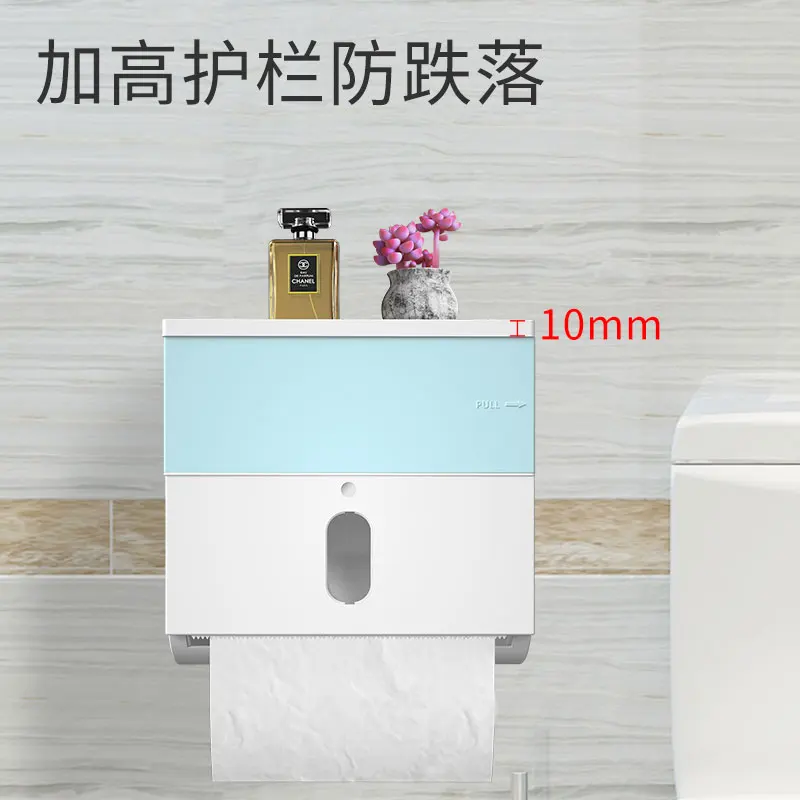 Для ванной с настенным креплением коробка для салфеток туалета полка