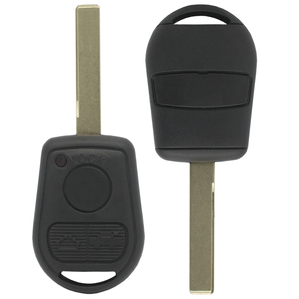 WhatsKey 3 Button Car Key Shell Cover Fob Case For BMW Z3 E31 E32 E38 E34 E36 E39 E46 Replacement Uncut Blade on. - Корпус для ключа автомобиля с 3 кнопками WhatsKey для BMW Z3 E31 E32 E38 E34 E36 E39 E46.