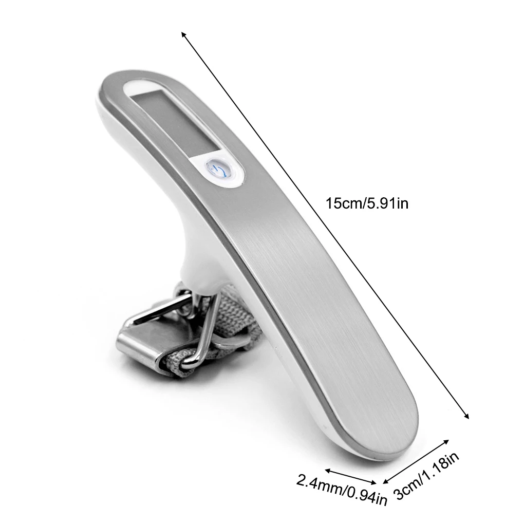 Цифровые весы для багажа 50 кг/10 г ручные подвесные регулируемые взвешивания