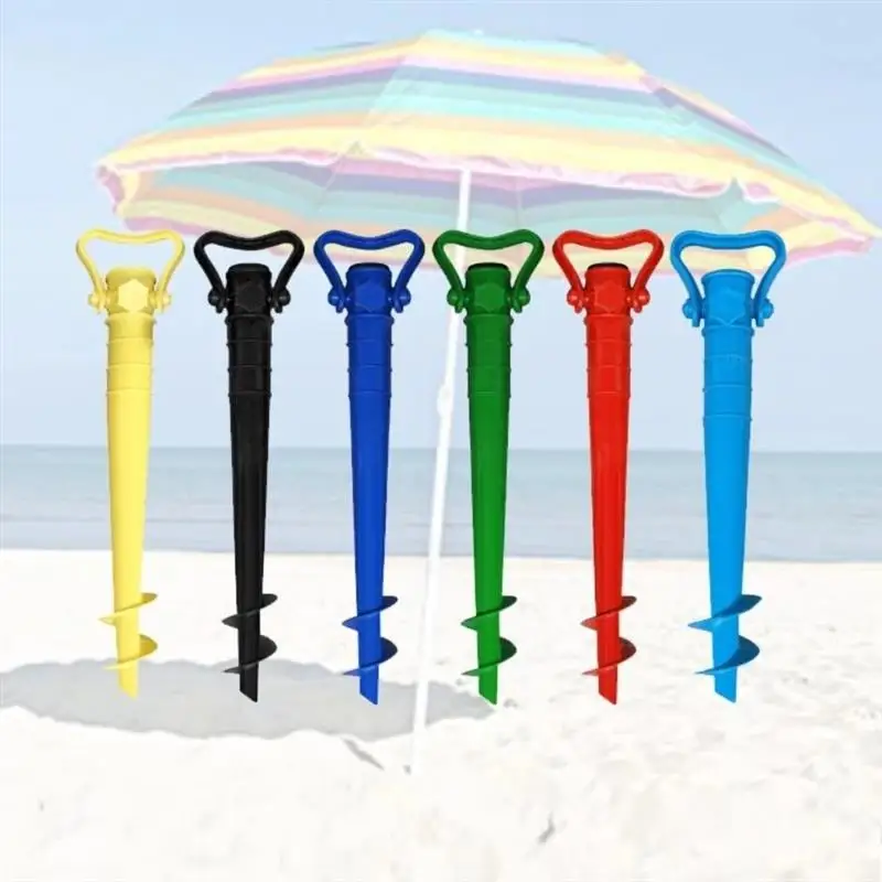 

Parasol Anchor Beach Umbrella Holder Sun Sand Screw Stand Fishing Rods Rain Gear Umbrella Stands Outdoor for Beach Wild Fishing