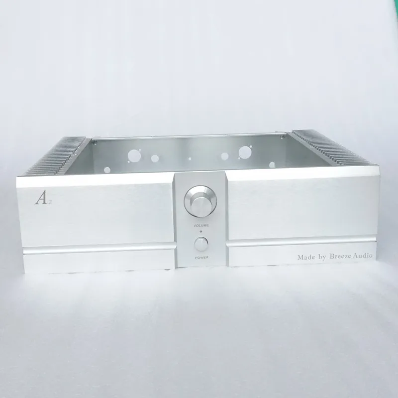 BRZHIFI BZ4312A2 алюминиевый чехол с двойным радиатором для усилителя мощности класса A