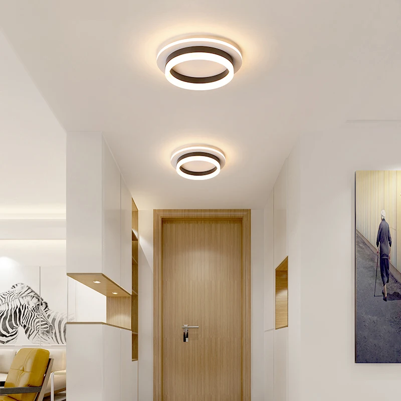 Round 12W LED Ceiling Light Fixture Indoor Recessed Lamp Kitchen Surface Mounted