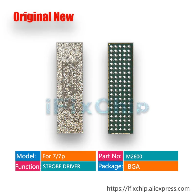 5 шт./лот M2600 для iphone 7/7 plus/7 p вспышка камеры микросхема стробоскопические драйверы