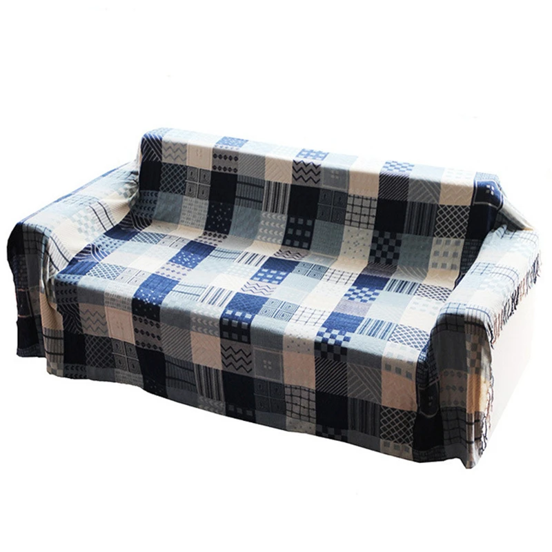 Голубое мягкое одеяло Bubble Kiss хлопковое стандартное для кровати домашнее