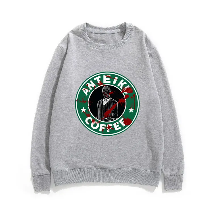 

Original Design Brand Coffee Pullover Anime Tokyo Ghoul Ken Kaneki Sweatshirts Men Fashion Loose Sweatshirt with Print Pullovers
