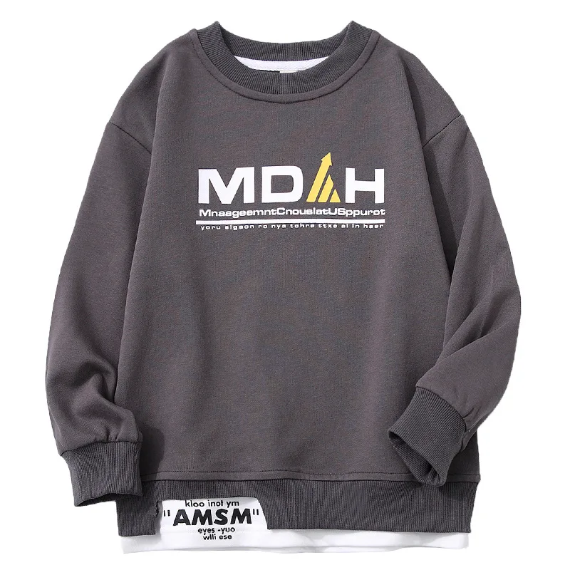 

Fashion Spring Autumn Boys Sweatshirts KidsTeenager Overcoat Tops Children Clothes Cotton Pullover Formal Outwear High Quality