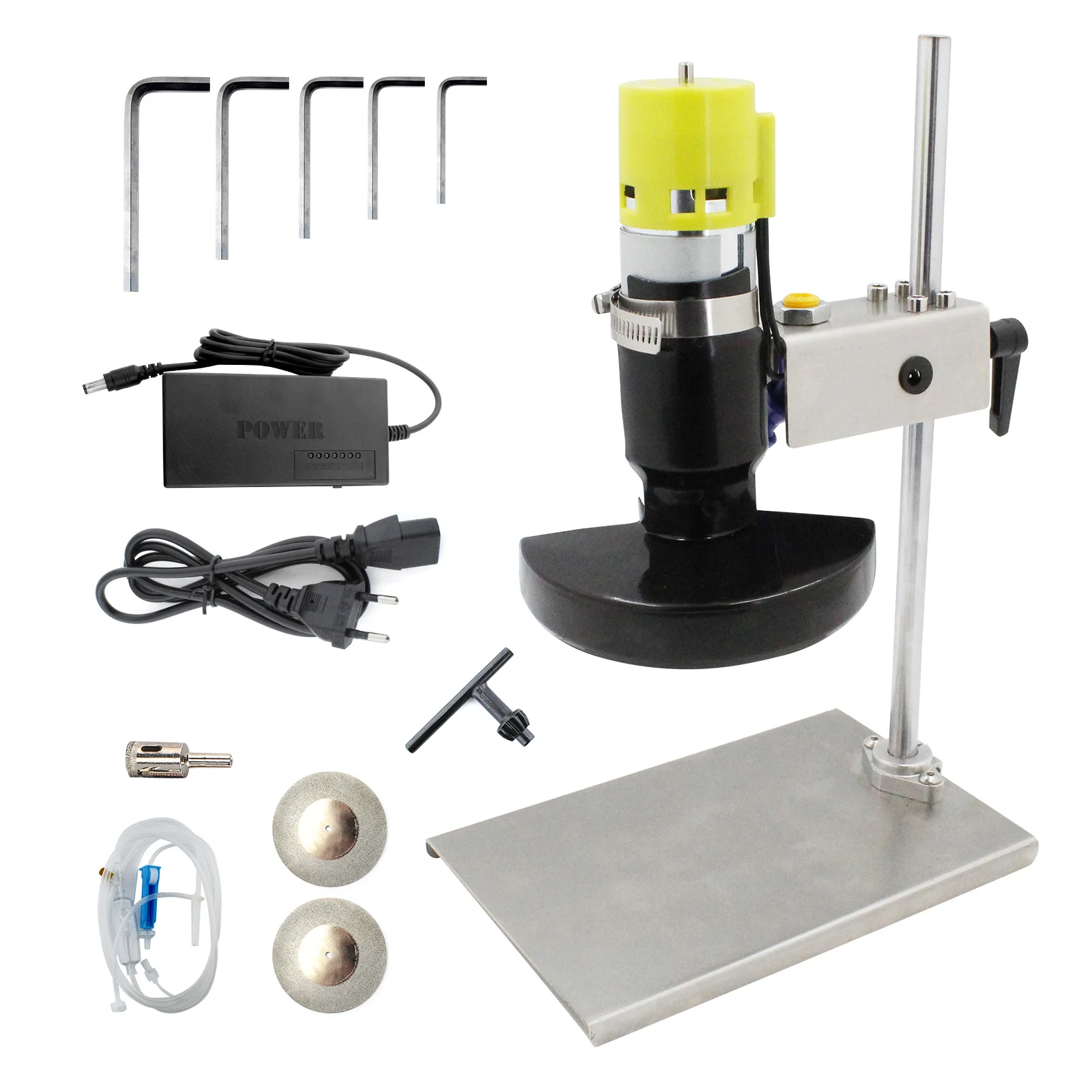 

Electric Glass Bottle Cutter Cutting Tool Cutting Machine with 7Variable Speeds for DIY Flowerpot Round Oval Glass Bottles Craft