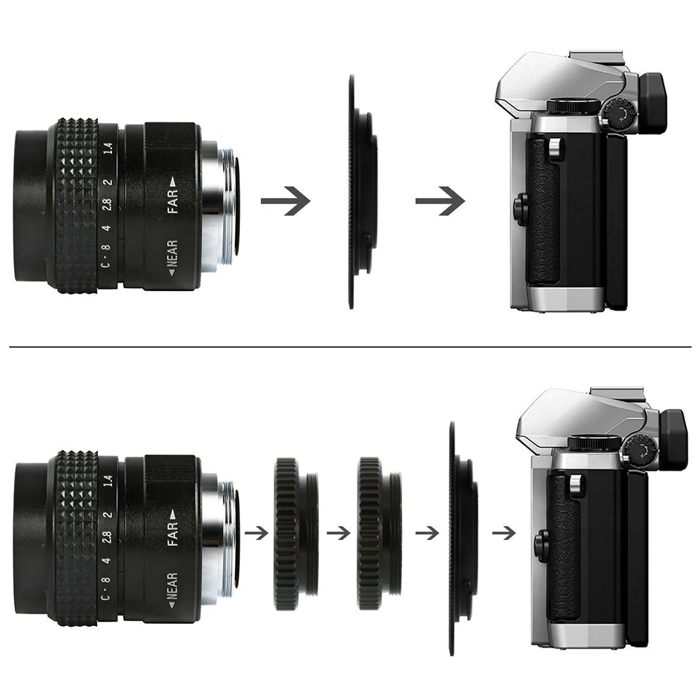 CC TV 25 мм F1.4 объектив для домашней камеры C Mount Clear практичный Movie ручная фокусировка