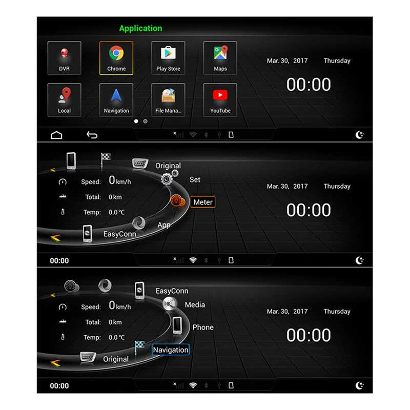 Автомобильный мультимедийный плеер для A6 Android 8 1 4 + 64 ГБ GPS навигация|Видеозеркало