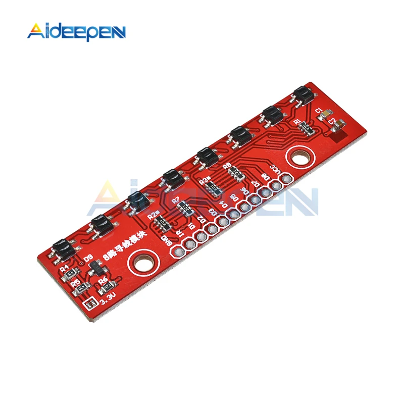 Слежения модуль инфракрасного обнаружения Сенсор DIY для Arduino 8-канальный