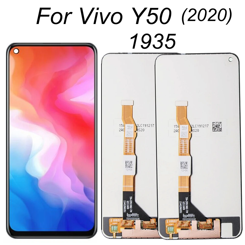 

6.53" LCD For VIVO Y50 2020 1935 LCD Display Touch Screen Digitizer Assembly