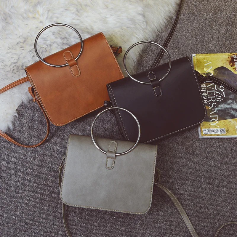 2020 Женская Студенческая Корейская сумка через плечо из ПУ кожи модная женская