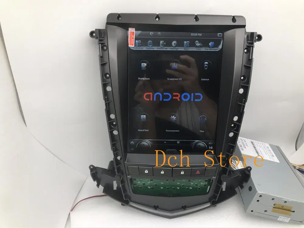 10 4 дюймовый вертикальный экран Tesla Style Android 9 0 автомобильный DVD-плеер GPS для Cadillac Old