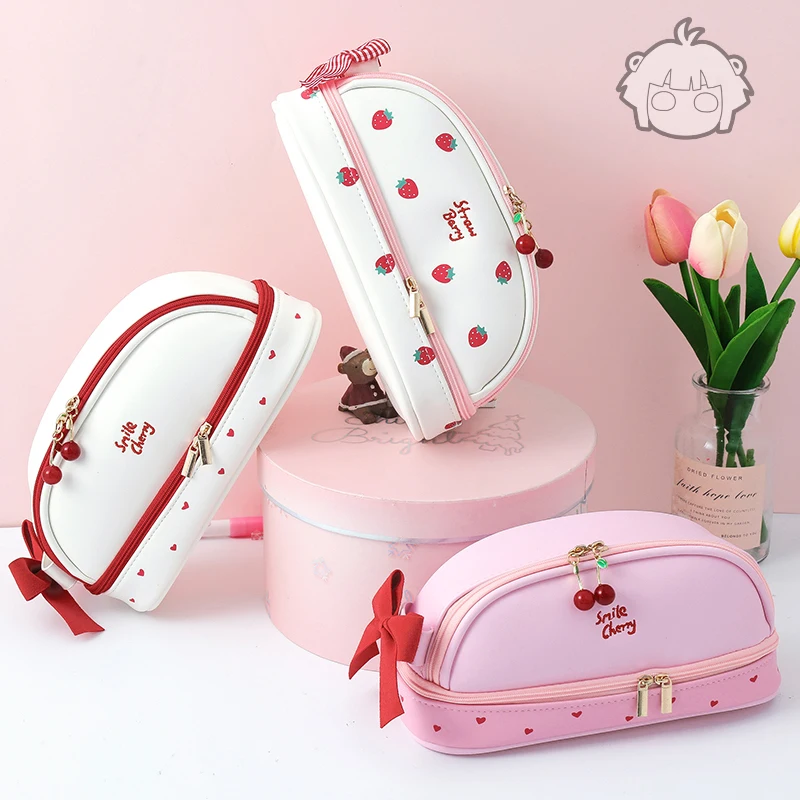 

1pcs Japanese Pencil Case Simple and Large-capacity Elementary School/junior High School Student Stationery Pencil Case