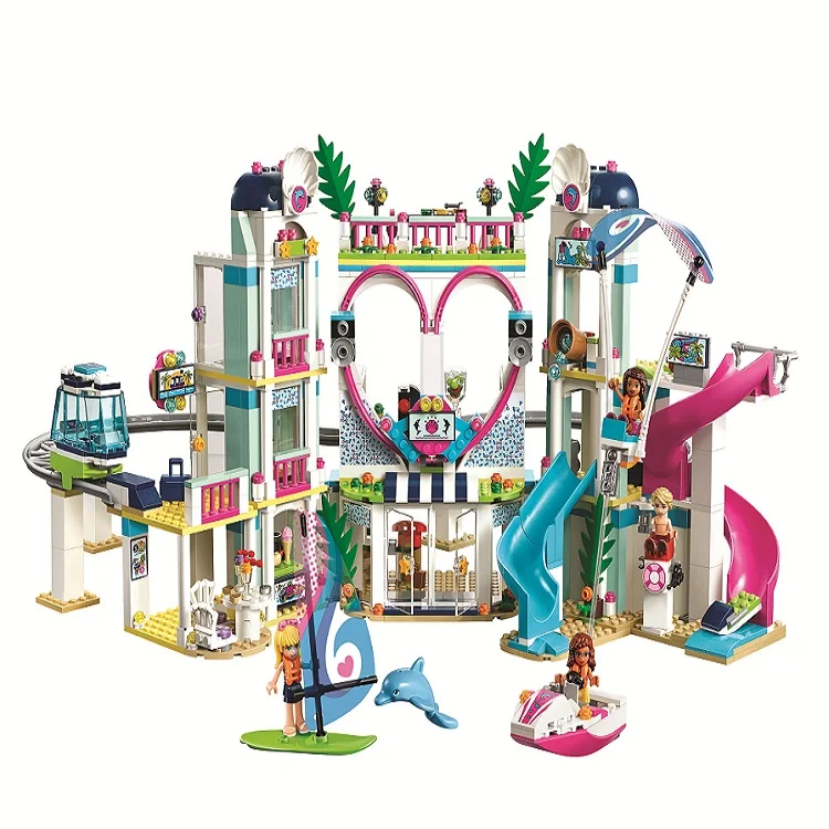 BELA 11035 девочки друзья хартлейк Сити Резорт Топ отель строительный блок DIY Кирпичи