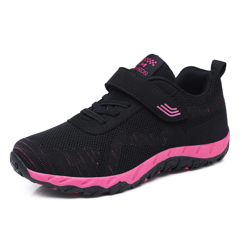 

AQLOAC Flywire Running Shoes For Women Hook Look Casual Black Ladies Basket Trainers Walking Jogging Footwear Non Slip Damping