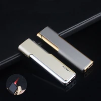 windproof high pressure direct injection flame long strip turbo creativity butane gas lighter cigarette cigar accessories