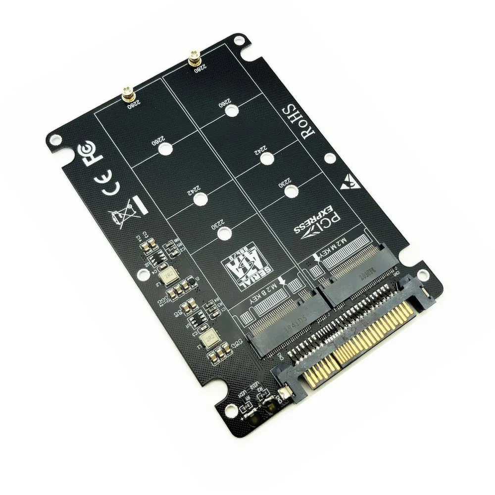 m 2 ssd u 2 адаптер 2 в 1 м 2 nvme sata подключени