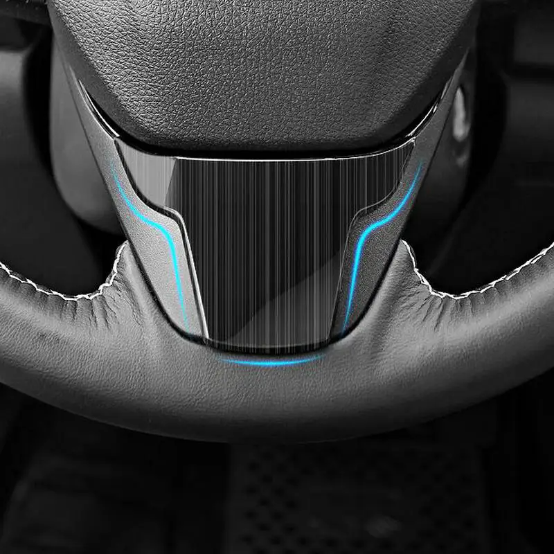 

SBTMY Stainless steel decorative patch for car steering wheel For HONDA CRV CR-V 2017 2018 Auto accessories