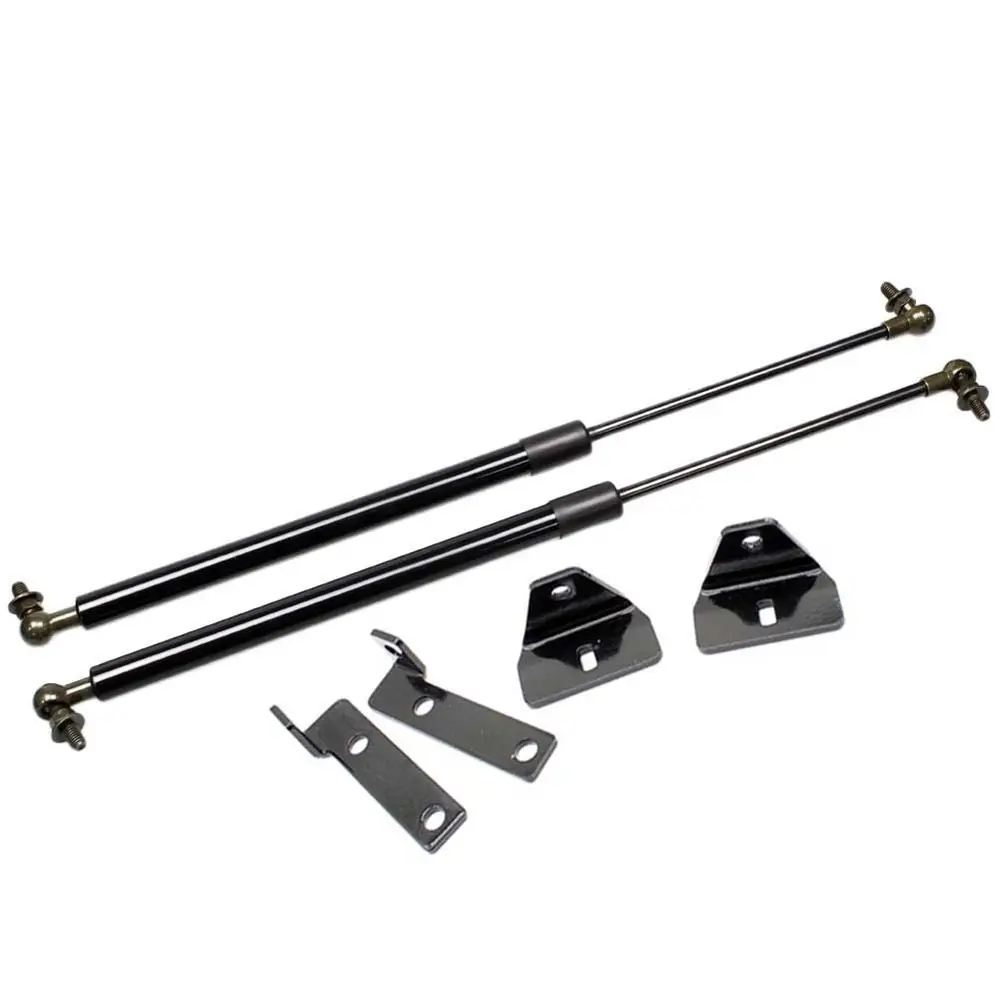Для Isuzu D-MAX/RODEO 2002-2012 4x4 аксессуары для звукоснимателя передний капот из углеродного волокна газовые стойки подъемная поддержка демпфер шок - Цвет: Normal black