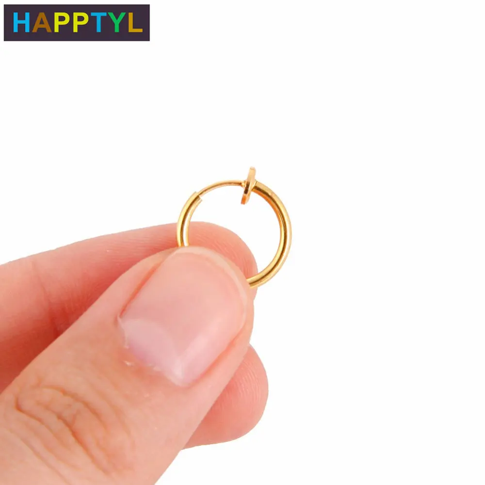 HAPPTYL 1 шт из нержавеющей стали поддельные носовые перегородки Кольца кольца для