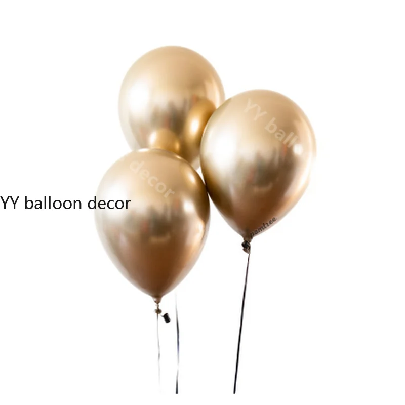 

54pcs DIY Chrome Balloon Arch Balloon Garland Kit White Gold Wedding Bridal Shower Birthday Party Baby Shower Decoration