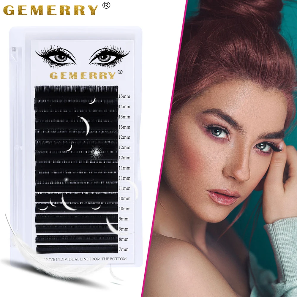 Ресницы индивидуальные ручной работы из искусственной норки для наращивания