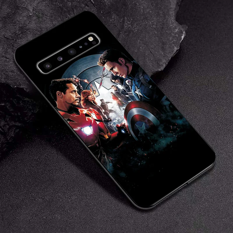 TPUBLK625 Человек-паук Дэдпул для samsung Galaxy S10 5G S10E чехол S10 Lite Plus черный ТПУ чехол для телефона для samsung S7 Edge S8 S9 Plus чехол - Цвет: TPUBLK625