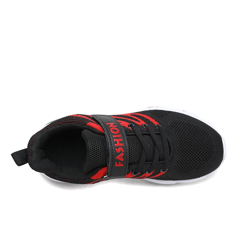 Детские летающие лёгкие сникерсы Обувь На Шнуровке Для детей Повседневная