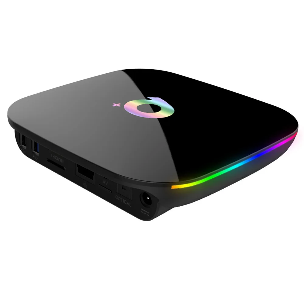Allwinner H6 6K Smart tv Box Android 9,0 4 Гб 64 ГБ 32 ГБ четырехъядерный USB3.0 Playstore Youtube Q Plus Wifi телеприставка PK T95Q