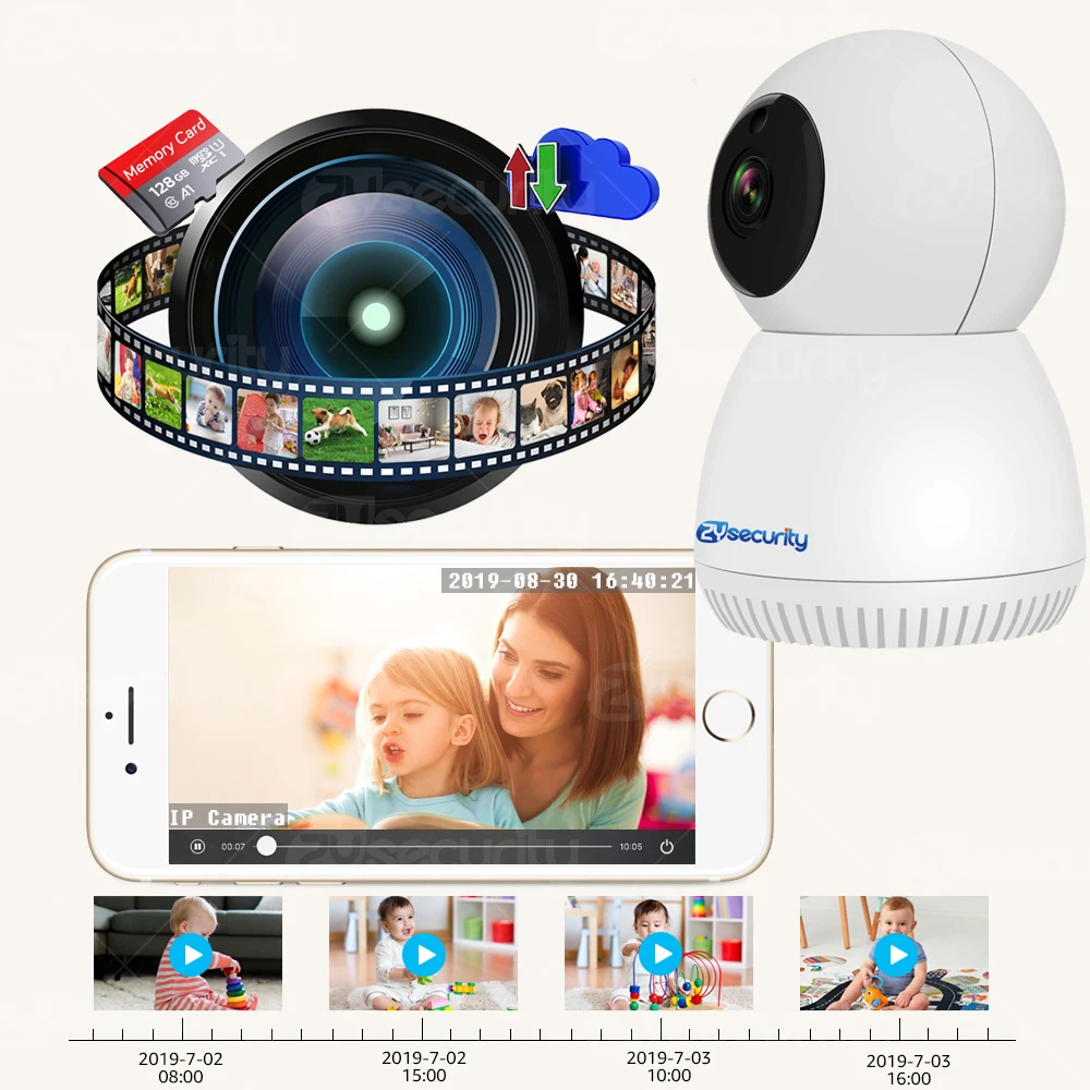 1536P FHD WiFi беспроводная домашняя ip-камера для безопасности, автоматическое слежение, CCTV камера наблюдения, ИК ночное видение, мини PTZ камера CamHi