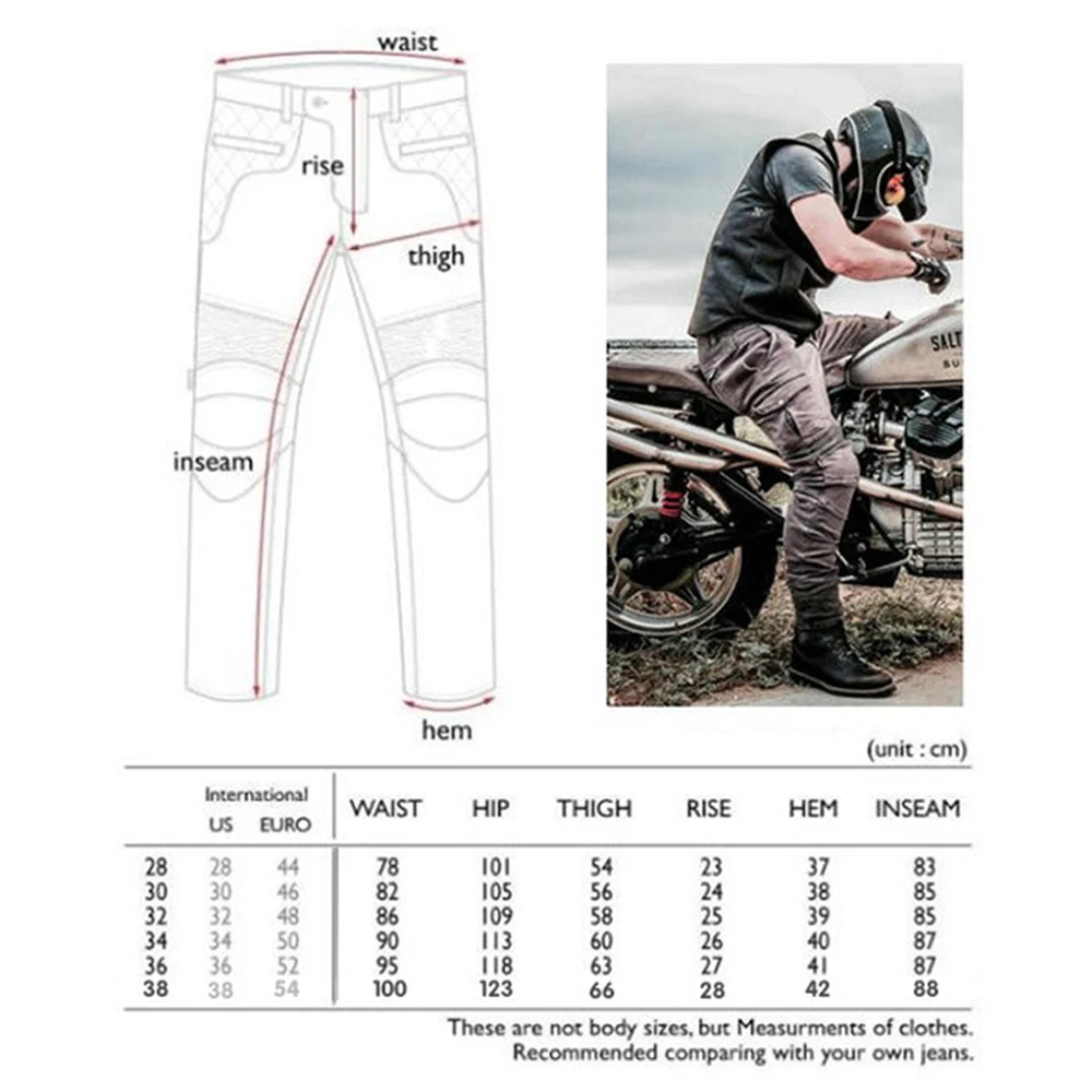 

Motorcycle Pants Men Motocross Pantalon Motorbike Trousers Racing Jeans Moto Pants Biker Touring Riding Cargo Pants