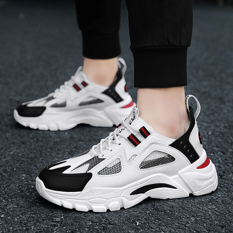 

Men, Boy, Women Breathable Thick Soled Walking Shoes, Comfortable Outdoor Sports Running Antiskid Sneaker