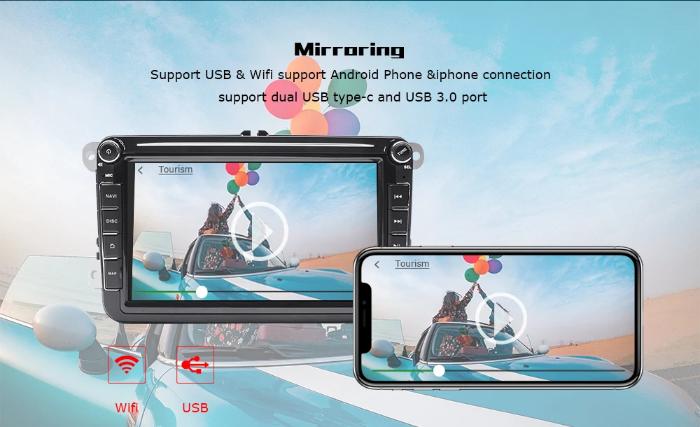 2 Din Android 9 Автомагнитола gps навигация для VW Passat B6 amarok volkswagen Skoda Octavia 2 superb Jetta T5 golf 5 6 мультимедиа