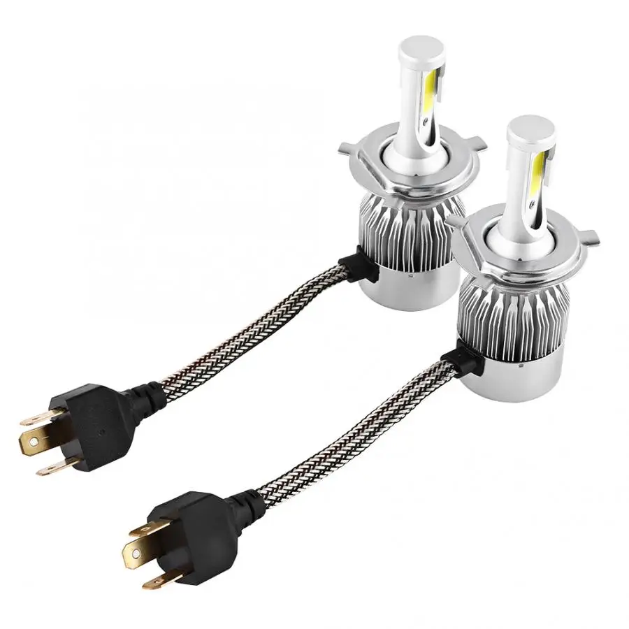 2 шт. H4, H7, H8/H9/H11, 880/881/H27, 9005(HB3, H10) C9 55 Вт 9 V-30 V 4600 световой поток галобный фонарь COB фары для автомобиля