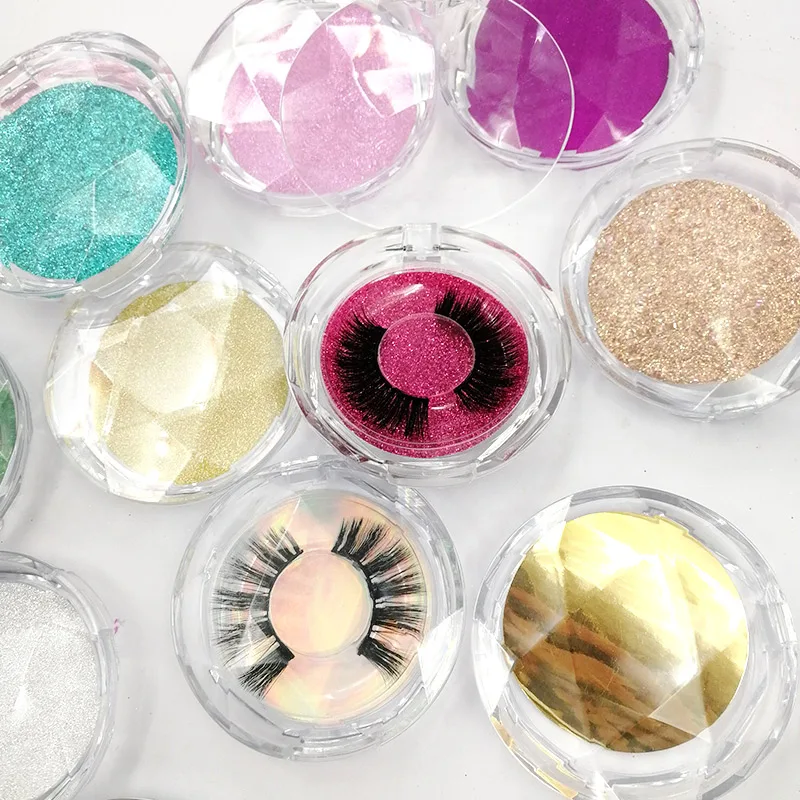 1 пара 3D норковых ресниц натуральные длинные накладные ресницы круглая коробка 3