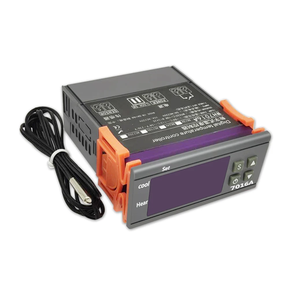 Цифровой регулятор температуры 7016A 30 А высокомощный термостат с температурным