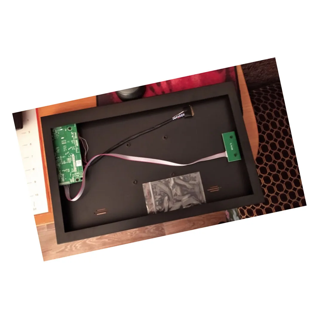 

Чехол для задней крышки из металлического сплава + плата контроллера 58C, VGA HDMI-совместимый комплект для B156XW03 15,6 светодиодный LED LCD 1366x768 ПАНЕЛЬ ...