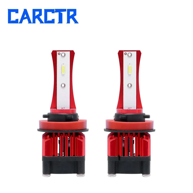 

CARTER 1 Pair H3 H11 H4 H7 H1 9005 9006 LED CSP Car Headlight Bulbs 8000LM 6500K Auto Headlamp 9004 9007 Led Bulb Car Light