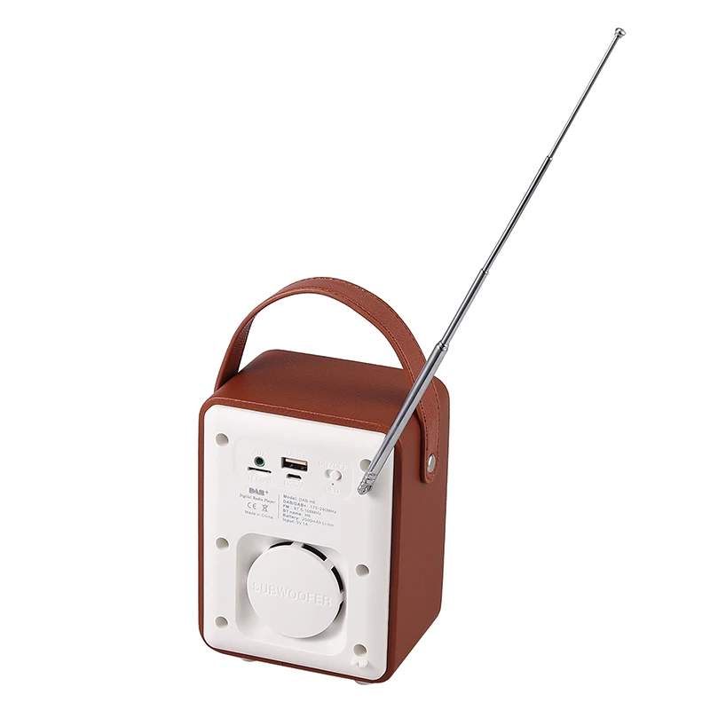 Ретро радио DAB+ цифровой портативный fm-радио беспроводной кристально чистый Премиум Стерео звук Будильник перезаряжаемый ЕС штекер динамик